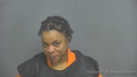 Mugshot of Alicia Shante Allen booked in Amherst County, Virginia on July 27, 2026