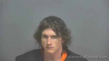 Mugshot of Andrew Forbes Browning booked in Amherst County, Virginia on August 11, 2026