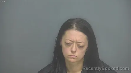 Mugshot of Abby J Goard booked in Amherst County, Virginia on September 10, 2026