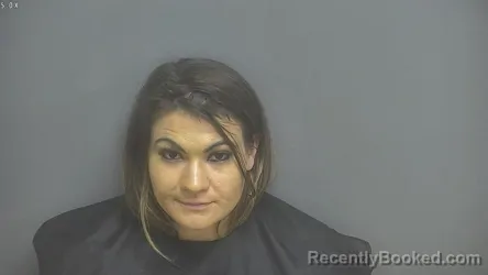 Mugshot of AMBER DAWN HAMILTON booked in Amherst County, Virginia on April 15, 2026