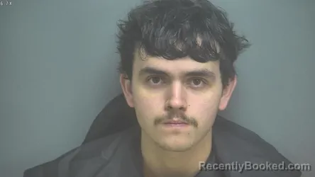 Booking photo from Amherst County, Virginia