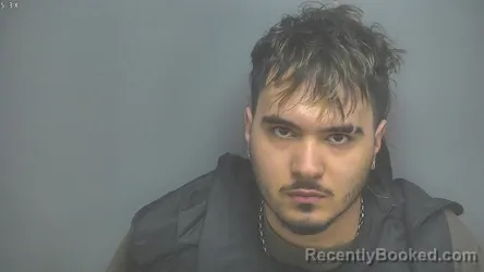 Mugshot of ABRAHM ALEJANDRO RAMIREZ-BECERRA booked in Amherst County, Virginia on April 12, 2026