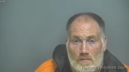 Mugshot of Alan Craig Tomlin booked in Amherst County, Virginia on August 26, 2026