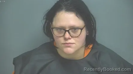 Mugshot of Brandy Lee Blankenship booked in Amherst County, Virginia on July 25, 2026