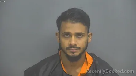 Mugshot of Barkath Ali Shams Mohammed booked in Amherst County, Virginia on September 11, 2026