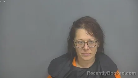 Mugshot of BRITTANY JEAN MAY booked in Amherst County, Virginia on April 16, 2026