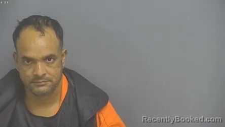 Mugshot of Bk Purna Prasad booked in Amherst County, Virginia on September 11, 2026