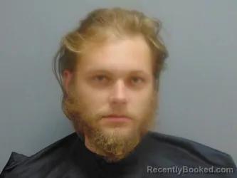 Mugshot of Brandon Trevor Ridgeway booked in Amherst County, Virginia on September 12, 2026