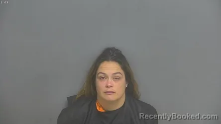 Mugshot of Brittany Jean Yvonne Vail booked in Amherst County, Virginia on September 26, 2026
