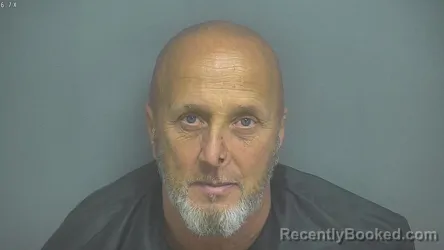 Mugshot of BARRY ANTHONY VINCENT booked in Amherst County, Virginia on June 9, 2026