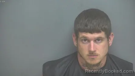 Mugshot of CODY AUSTIN BURNS booked in Amherst County, Virginia on July 10, 2026