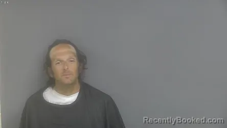 Mugshot of Christopher Scott Campbell booked in Amherst County, Virginia on August 22, 2026