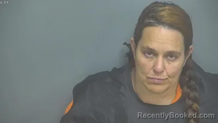 Mugshot of CHRISTY LEA DEARING booked in Amherst County, Virginia on April 21, 2026