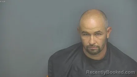 Mugshot of Christian Eric Horne booked in Amherst County, Virginia on September 8, 2026