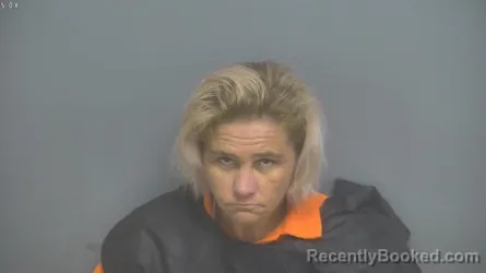 Mugshot of Christina Lynn Jones booked in Amherst County, Virginia on September 17, 2026