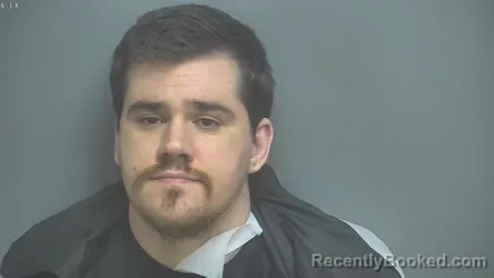 Mugshot of Christian Willis Knox booked in Amherst County, Virginia on August 5, 2026