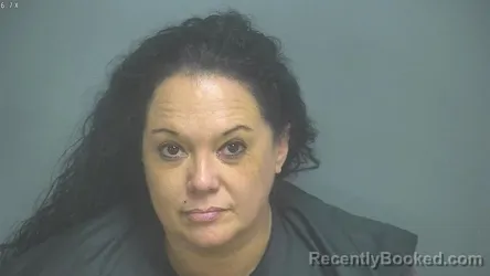 Mugshot of Crystal Faye Mawyer booked in Amherst County, Virginia on October 1, 2026