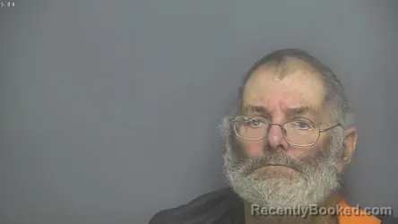 Mugshot of Calvin Dale Moore booked in Amherst County, Virginia on October 1, 2026
