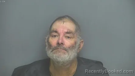 Mugshot of Calvin Dale Moore booked in Amherst County, Virginia on September 16, 2026