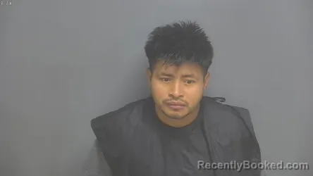 Mugshot of Camilo Ortiz-Andres booked in Amherst County, Virginia on August 1, 2026
