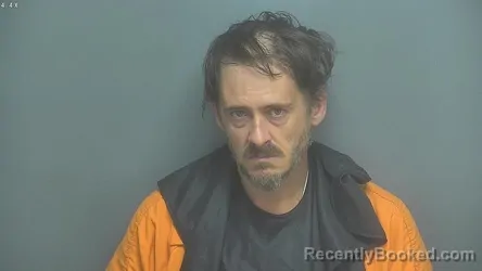 Mugshot of Chad Morgan Thurman booked in Amherst County, Virginia on October 5, 2026
