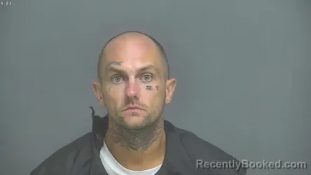 Mugshot of Cody Levin West booked in Amherst County, Virginia on July 24, 2026