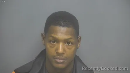 Mugshot of Deondre Tyrell Graves booked in Amherst County, Virginia on August 21, 2026