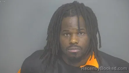 Mugshot of DEONTAE DIMITRI JACKSON booked in Amherst County, Virginia on April 22, 2026