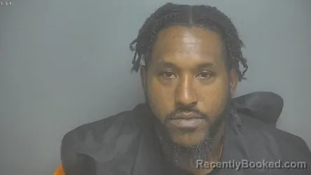 Mugshot of DEMETRIUS DAVID JOHNSON booked in Amherst County, Virginia on June 24, 2026