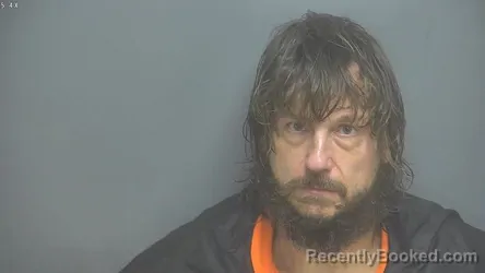 Mugshot of David Wayne Leonard booked in Amherst County, Virginia on July 30, 2026