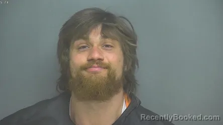 Mugshot of DYLAN MATTHEW MONARK booked in Amherst County, Virginia on April 10, 2026