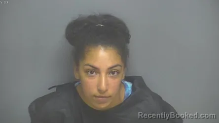 Mugshot of Destinee Paige booked in Amherst County, Virginia on September 10, 2026