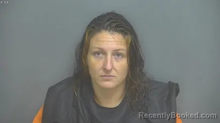 Mugshot of Diedra Rene Phoenix booked in Amherst County, Virginia on September 15, 2026