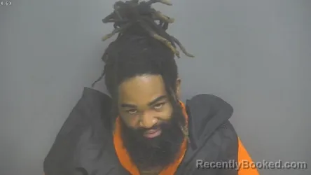 Mugshot of DARIUS JAMAR ROBERTSON booked in Amherst County, Virginia on April 24, 2026