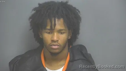 Mugshot of Davion O'bryan Smith booked in Amherst County, Virginia on July 23, 2026