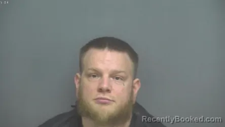 Mugshot of Demian James Ward booked in Amherst County, Virginia on September 9, 2026
