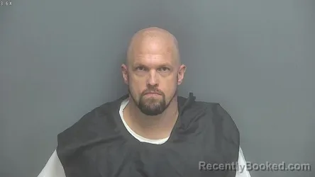 Mugshot of Daniel Ray Williams booked in Amherst County, Virginia on July 27, 2026