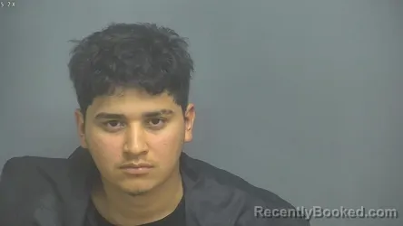 Mugshot of Erick Aldana-Marquez booked in Amherst County, Virginia on August 9, 2026