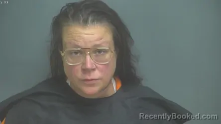 Mugshot of Elisa Catherine Hatcher booked in Amherst County, Virginia on July 31, 2026