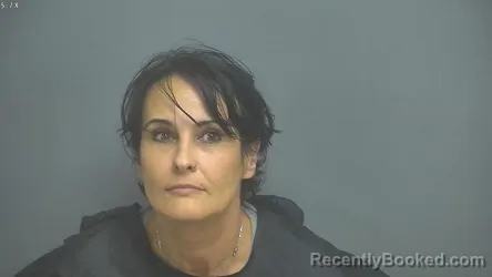 Mugshot of Elizabeth Moss Meadows booked in Amherst County, Virginia on August 25, 2026