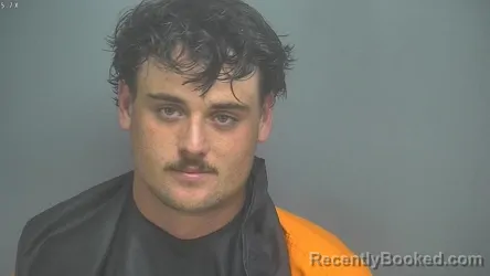 Mugshot of Grayson Michael Bryant booked in Amherst County, Virginia on August 7, 2026