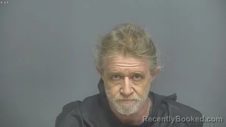 Mugshot of GLENN WAYNE CAMPBELL booked in Amherst County, Virginia on April 25, 2026