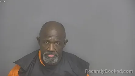 Mugshot of George Junior Sandidge booked in Amherst County, Virginia on August 28, 2026