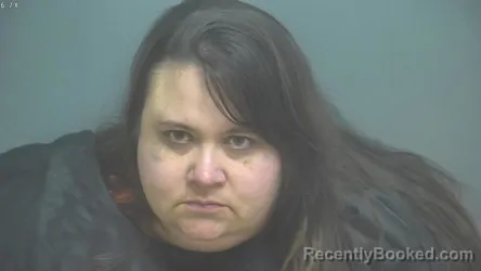 Mugshot of Heather Morgan Lowry booked in Amherst County, Virginia on July 20, 2026