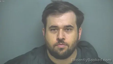 Mugshot of HUNTER ANDREW MARTIN booked in Amherst County, Virginia on May 29, 2026