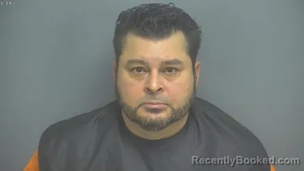 Mugshot of HUGO RENE MARCHENA HERRERA booked in Amherst County, Virginia on April 13, 2026