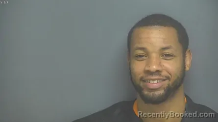 Mugshot of Jayvon Terrill Adams booked in Amherst County, Virginia on September 1, 2026