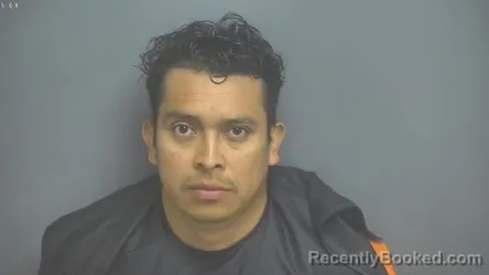 Mugshot of Jose Aguirre-Aquino booked in Amherst County, Virginia on September 4, 2026