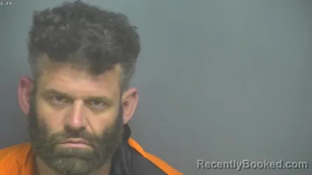Mugshot of John William Brown booked in Amherst County, Virginia on September 1, 2026