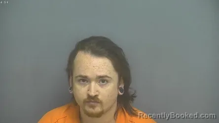 Mugshot of James Logan Campellone booked in Amherst County, Virginia on September 15, 2026